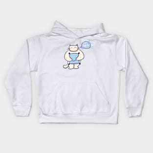 Finally Friday for the tired cat Kids Hoodie